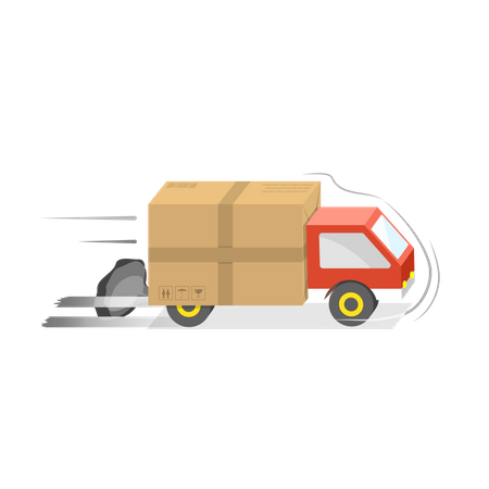 Fast Delivery  Illustration