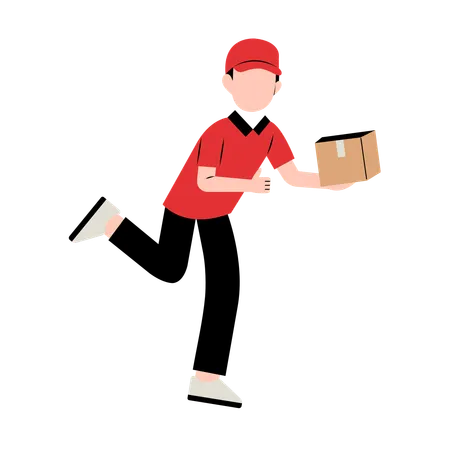 Fast delivery service  Illustration