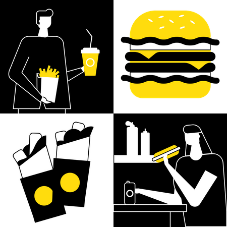 Fast food  Illustration