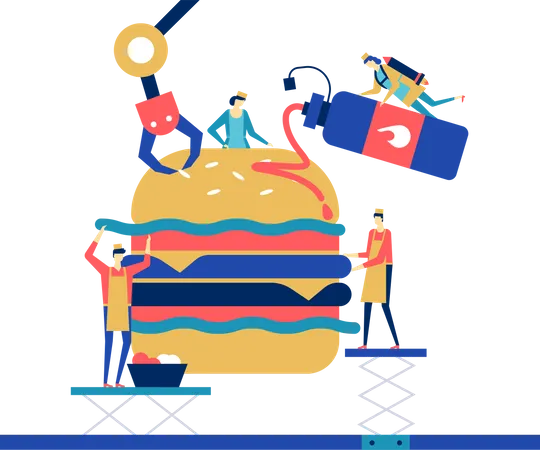 Fast food Illustration