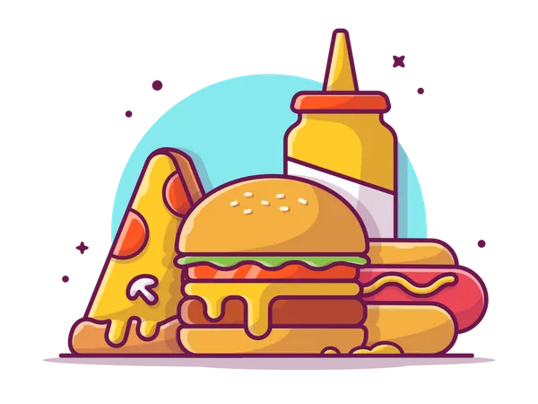 Fast food  Illustration
