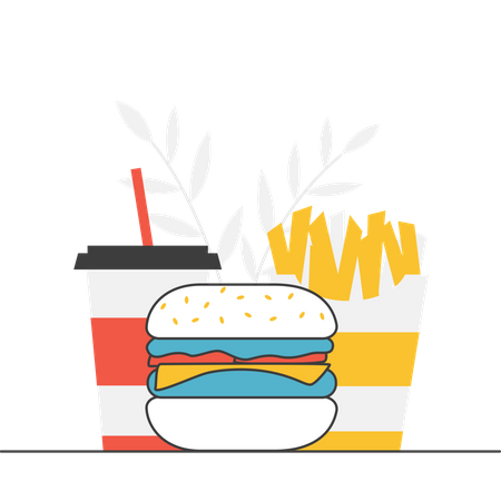 Fast Food  Illustration