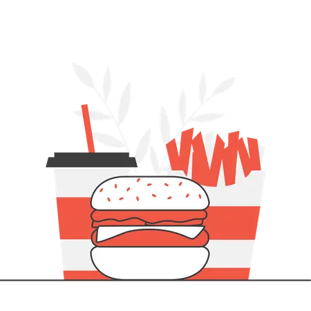 Fast Food  Illustration