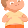 fat kid illustration free download
