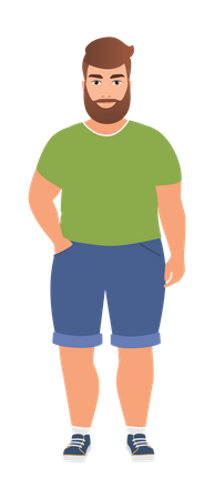 Fat Man  Illustration