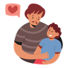 free father love illustrations