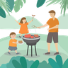 camping trips illustrations free