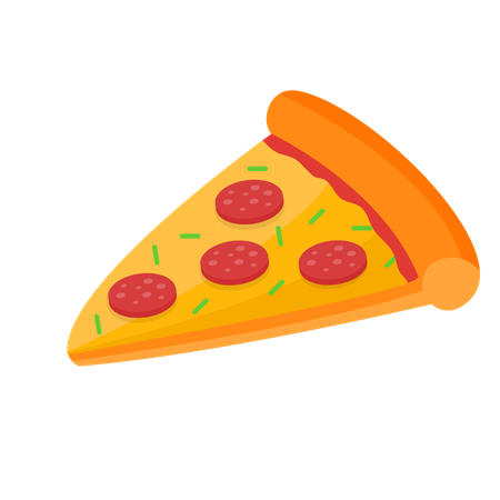 Fatia de pizza  Ilustração