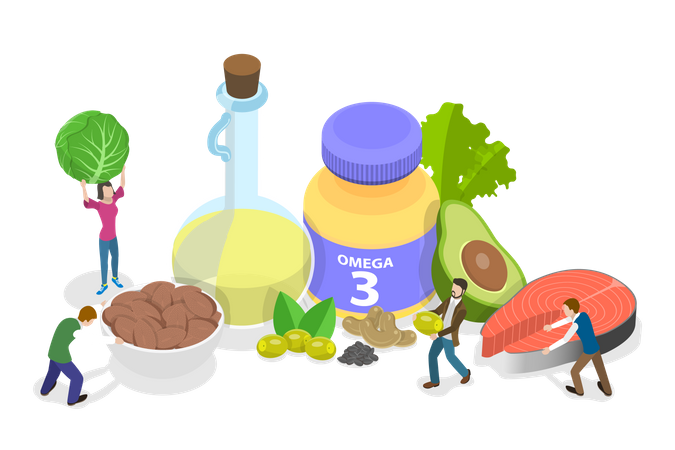 Fatty Acids  Illustration