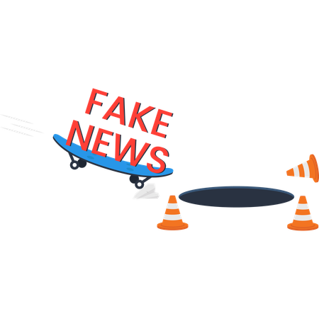 Fausses nouvelles commerciales  Illustration