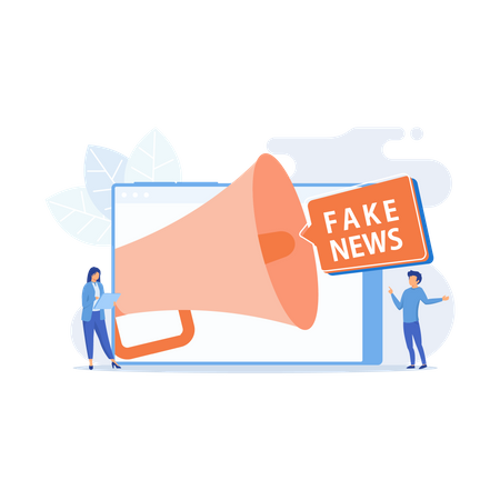 Fausses nouvelles  Illustration