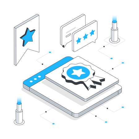 Favorite website  Illustration
