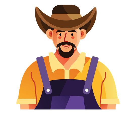 Agricultor  Ilustração