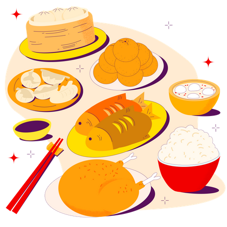 Feast  Illustration