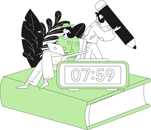 Fecha límite comercial  Ilustración