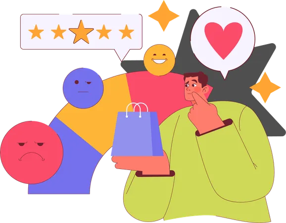 Feedback do cliente  Ilustração