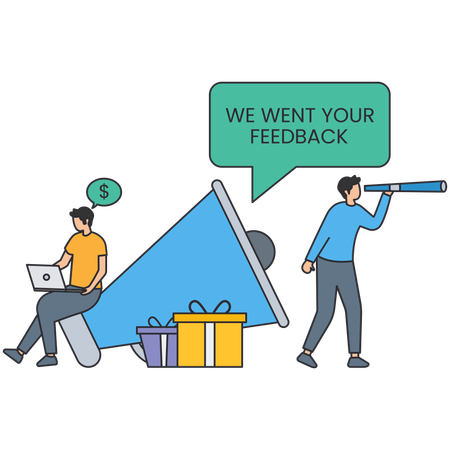 Feedback do cliente  Ilustração