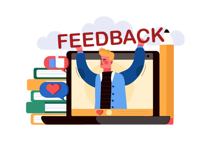 Feedback do cliente  Ilustração