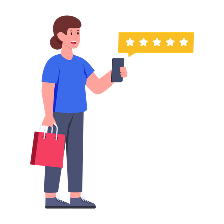 Feedback do cliente  Ilustração