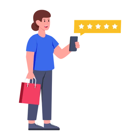 Feedback do cliente  Ilustração