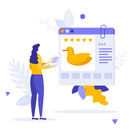 Feedback do cliente  Ilustração