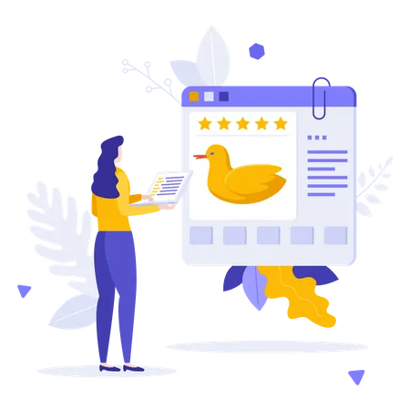 Feedback do cliente  Ilustração