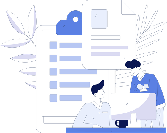 Feedback-Formular  Illustration