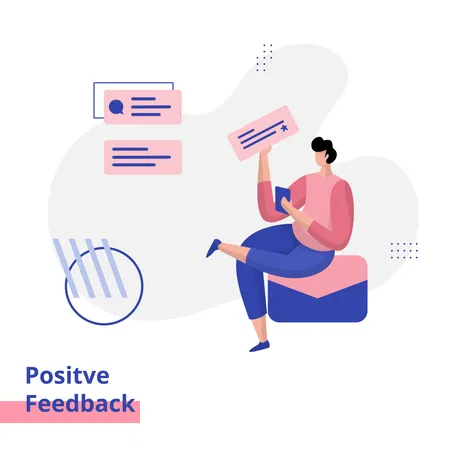 Feedback positivo  Ilustração