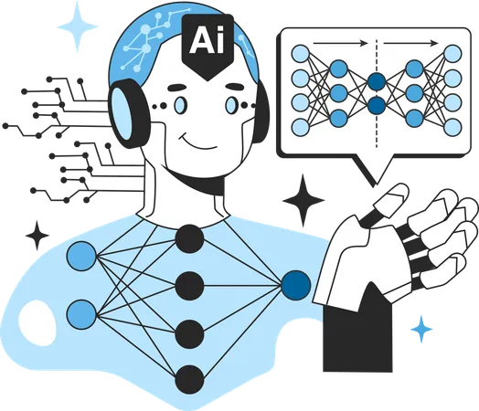 Rede neural artificial feedforward  Ilustração