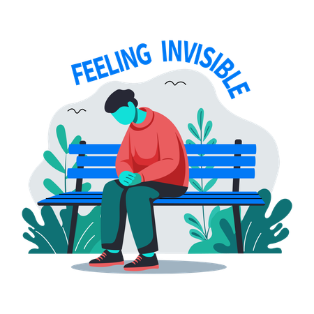 Feeling Invisible  Illustration