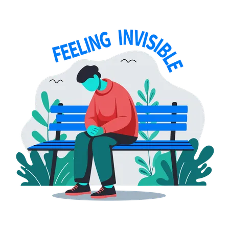 Feeling Invisible  Illustration