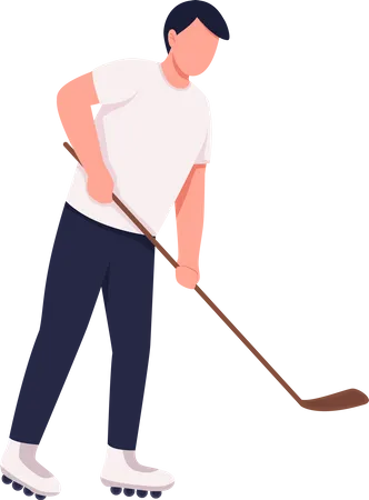 Feldhockeyspieler  Illustration