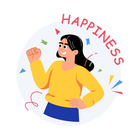 Felicidad  Ilustración