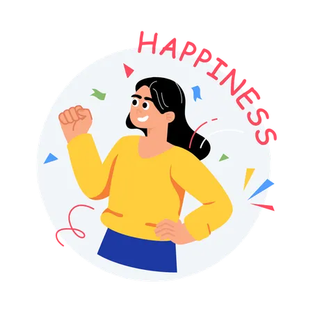 Felicidad  Ilustración