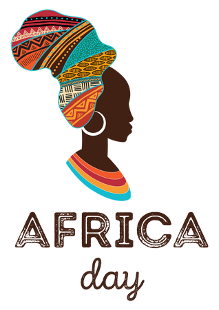 Feliz Dia de África  Ilustração