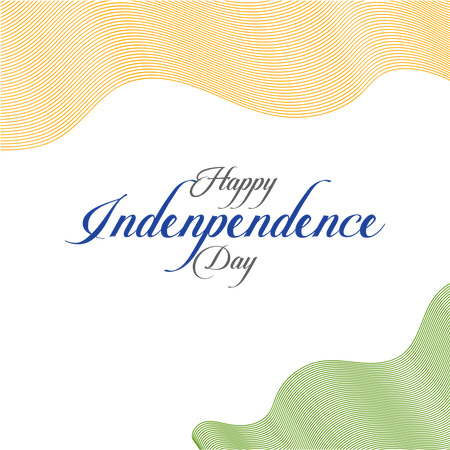 Feliz Dia da Independência  Ilustração