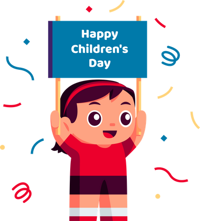 Feliz Dia das Crianças  Ilustração