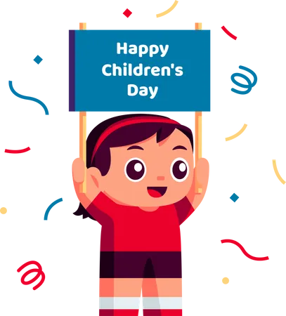 Feliz Dia das Crianças  Ilustração