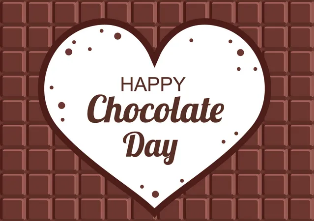 Feliz dia del chocolate  Ilustración