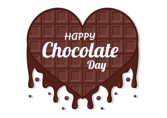 Feliz dia del chocolate  Ilustración