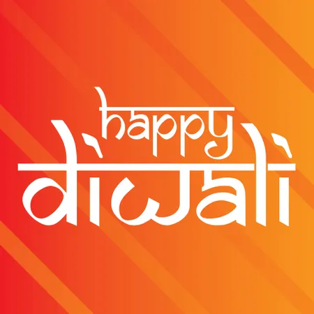 Tipografia feliz de Diwali com vetor de fundo de arte indiana  Ilustração