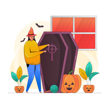 Feliz Halloween  Ilustración