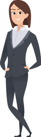 Female Assistant  Illustration