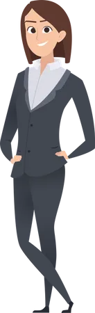 Female Assistant  Illustration