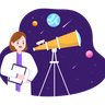 illustration astronomical research