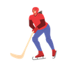 hockey stick illustration