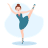 illustration for ballet