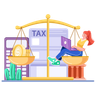illustration for taxes