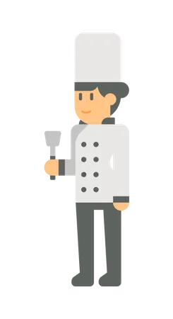 Female chef  Illustration