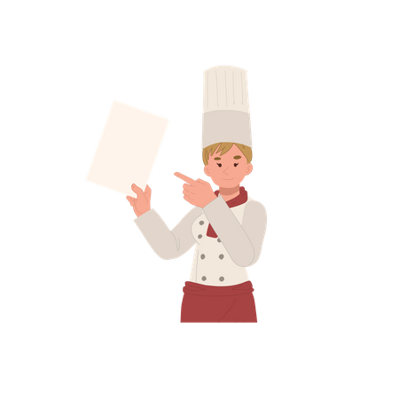 Female chefs recommendation  Illustration